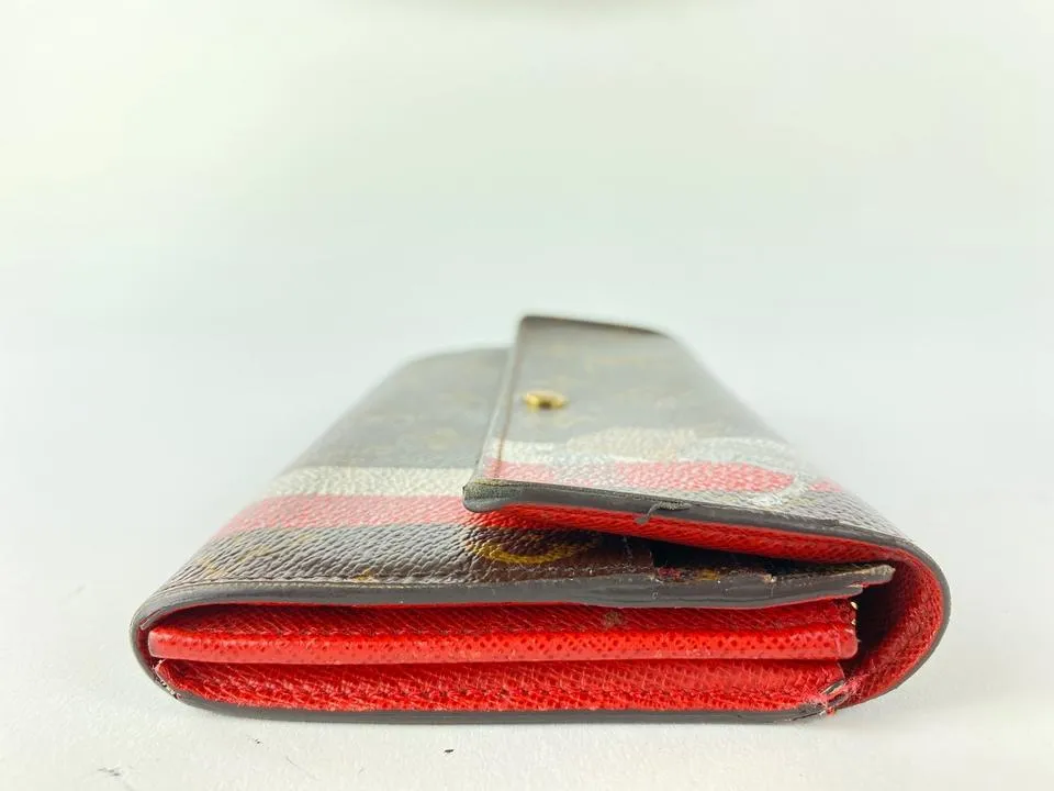 Louis Vuitton Rare Groom Bellboy Porte Tresor Sarah Long Wallet 6LVa1117