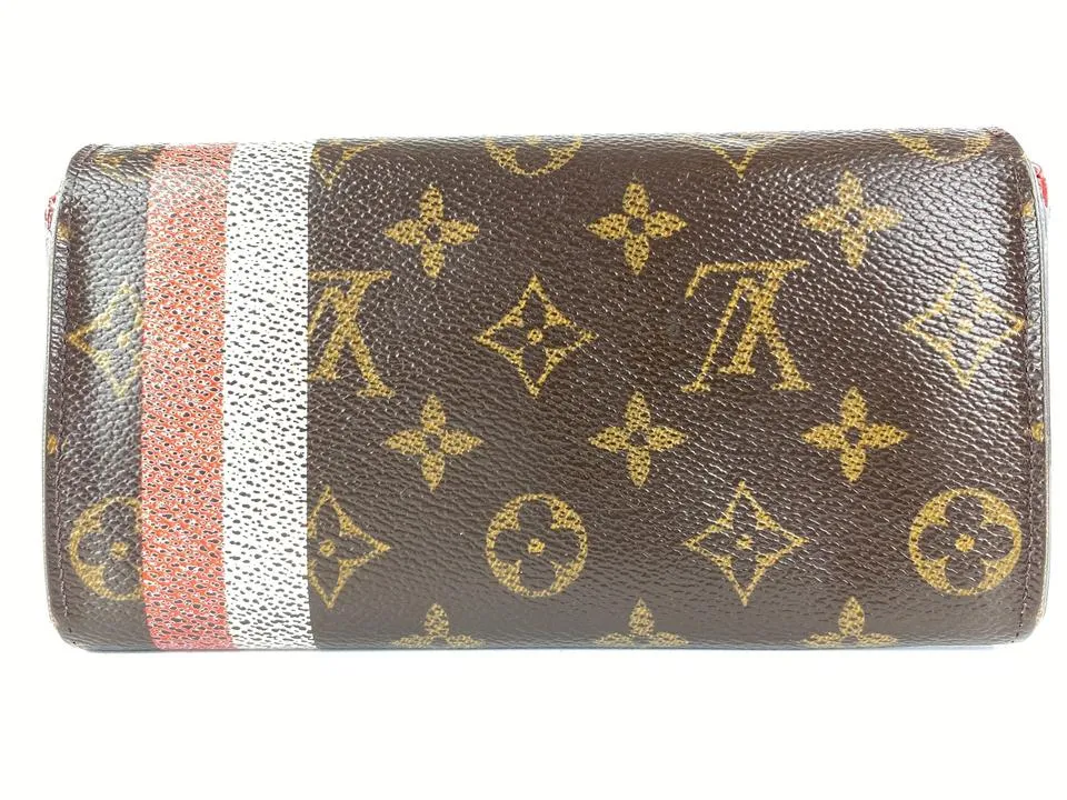 Louis Vuitton Rare Groom Bellboy Porte Tresor Sarah Long Wallet 6LVa1117