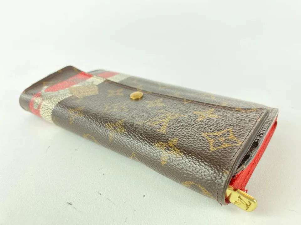 Louis Vuitton Rare Groom Bellboy Porte Tresor Sarah Long Wallet 6LVa1117