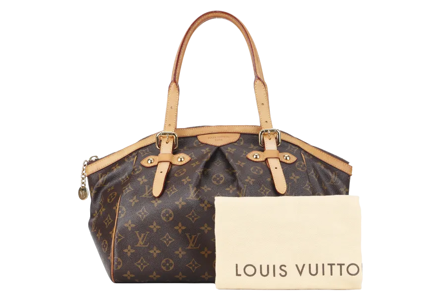 LOUIS VUITTON TIVOLI GM (M40146) MONOGRAM CANVAS GOLD HARDWARE WITH DUST COVER