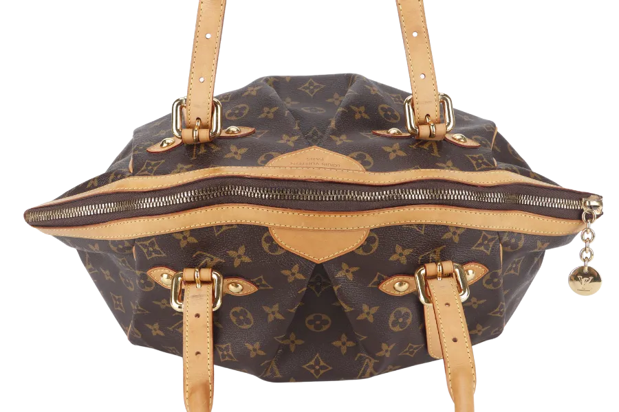LOUIS VUITTON TIVOLI GM (M40146) MONOGRAM CANVAS GOLD HARDWARE WITH DUST COVER