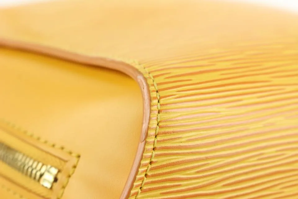 Louis Vuitton Yellow Epi Leather Mabillon Backpack 2lv1106