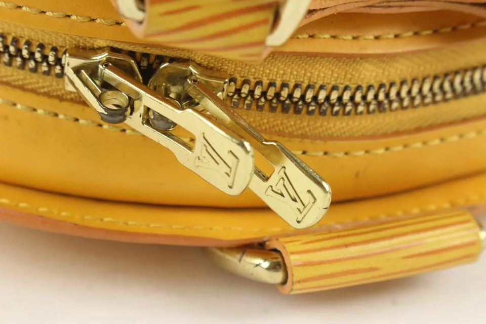 Louis Vuitton Yellow Epi Leather Mabillon Backpack 2lv1106