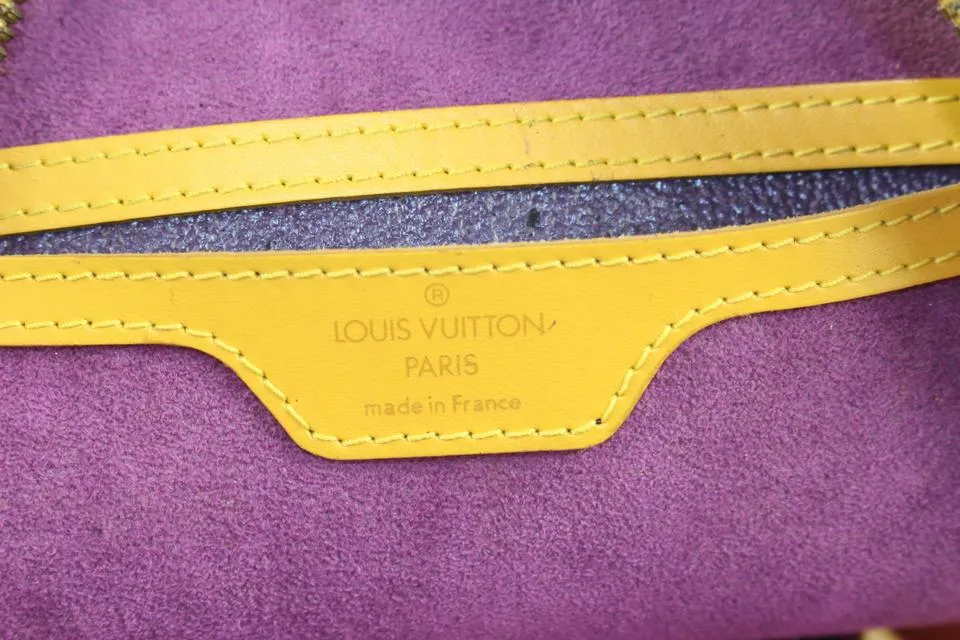 Louis Vuitton Yellow Epi Leather Mabillon Backpack 2lv1106