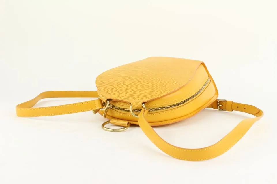 Louis Vuitton Yellow Epi Leather Mabillon Backpack 2lv1106