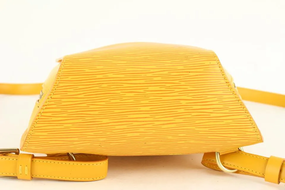 Louis Vuitton Yellow Epi Leather Mabillon Backpack 2lv1106
