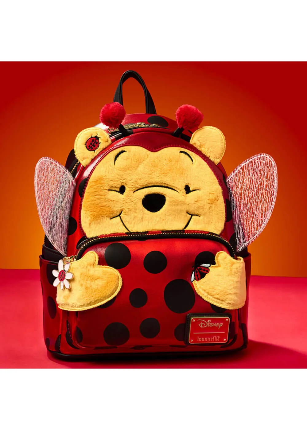 Loungefly Disney Winnie The Pooh Ladybug Pooh Cosplay Backpack