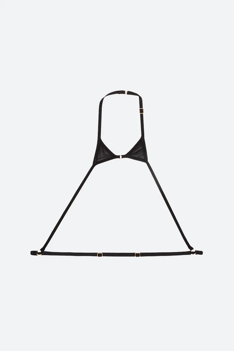Marika Vera: Liza Halter Frame Top - Black
