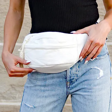 Marisa Nylon Crescent Sling Crossbody Belt Bum Fanny Waist Bag
