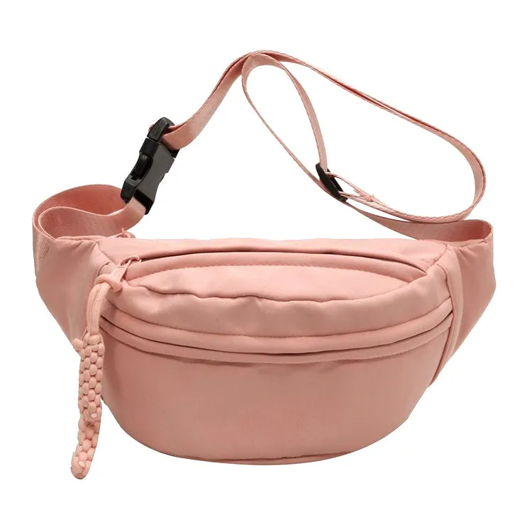 Marisa Nylon Crescent Sling Crossbody Belt Bum Fanny Waist Bag