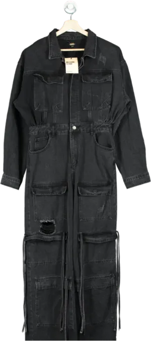Mars The Label Dark Wash Cargo Boiler Suit Size M