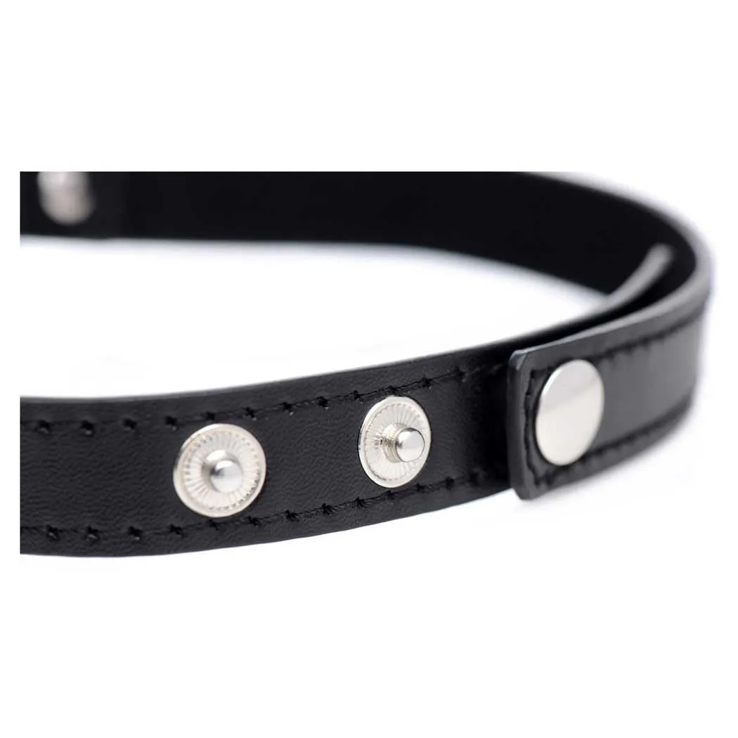 Master Series Dark Heart Chrome Heart Black Choker