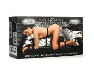 Master Series Subversion Deluxe Stockade with Sex Machine
