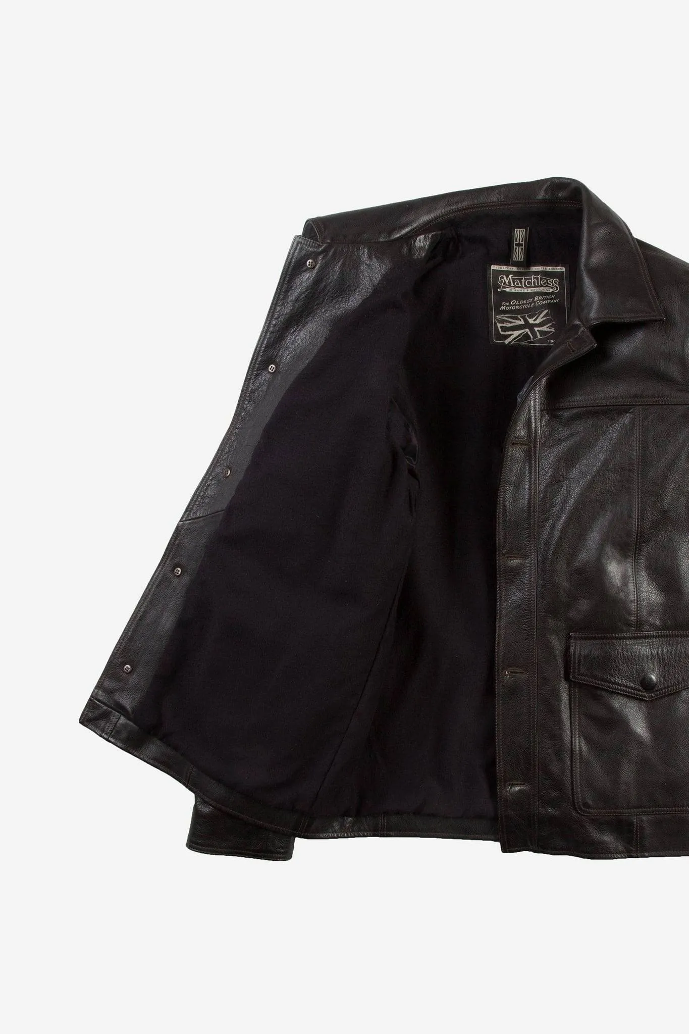 Matchless Tyler Men's Leather Jacket Antique Black
