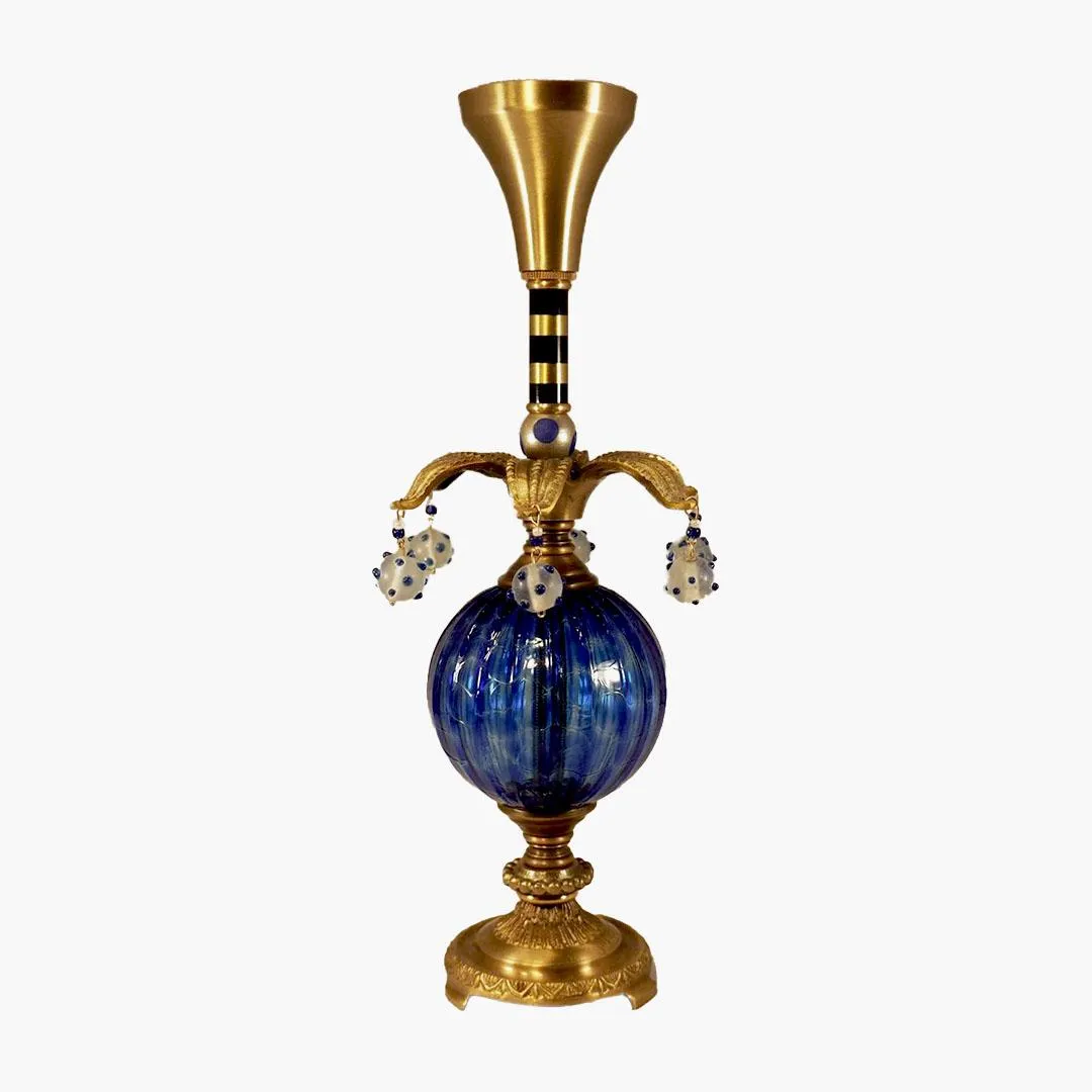 Medium Cobalt Candlestick