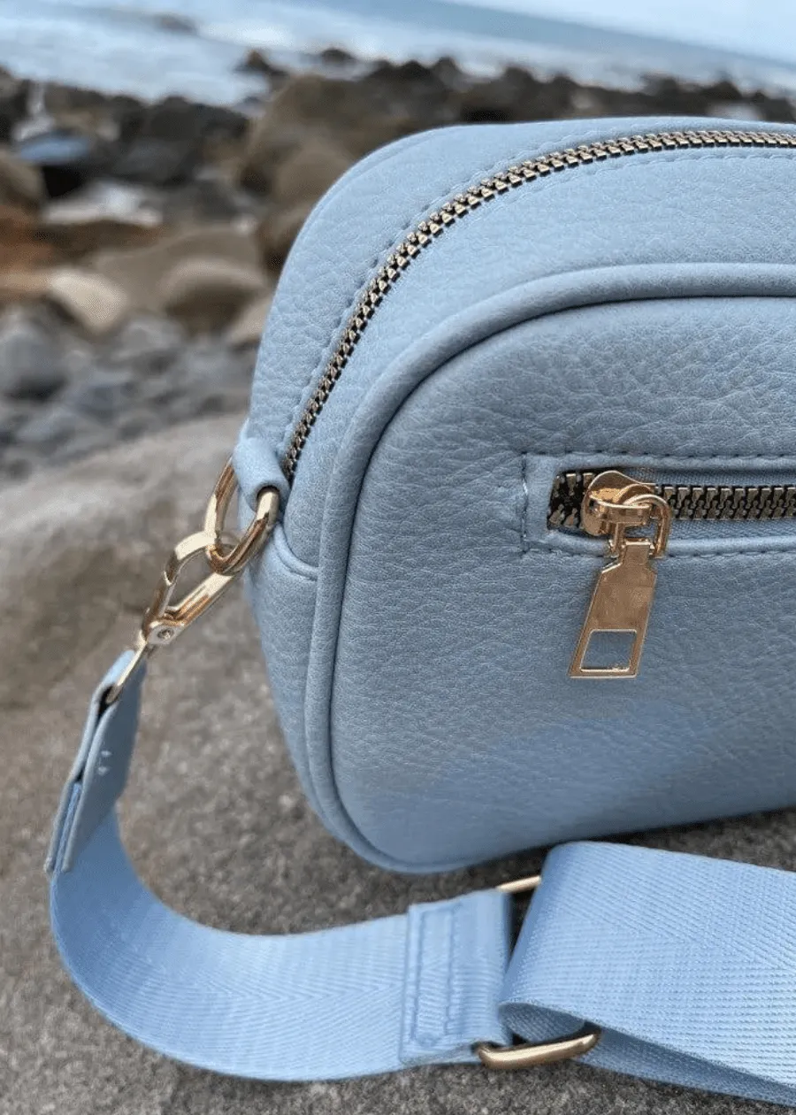 Melbourne Bag - Blue Vegan PU Leather