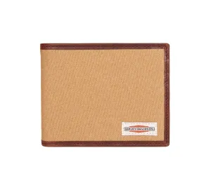 Men's Canvas Bifold Wallet - Khaki