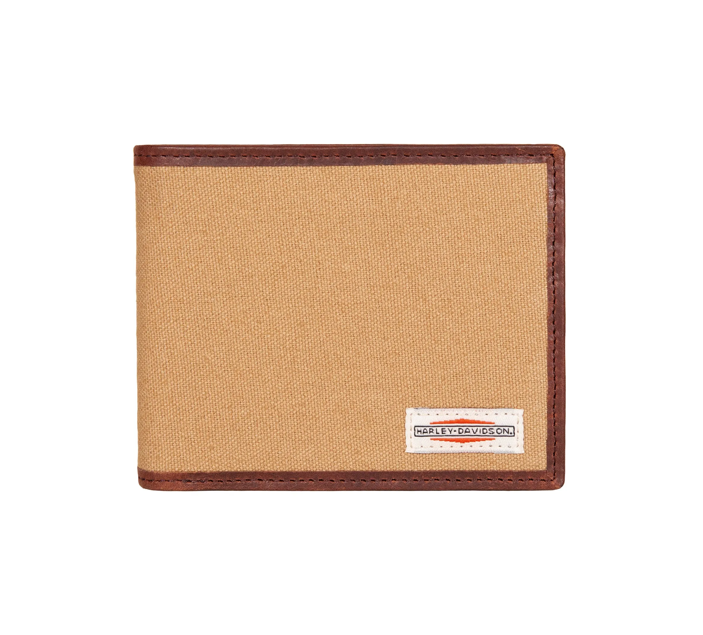 Men's Canvas Bifold Wallet - Khaki