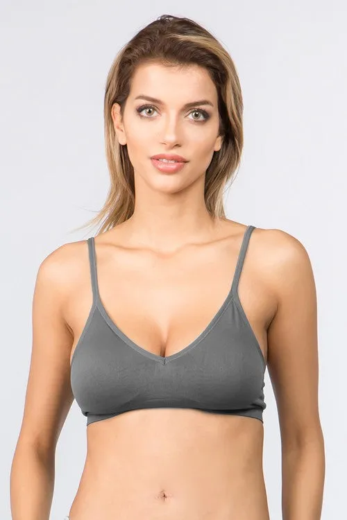 Mink Seamless V Neck Bralette 2/7/25 9563