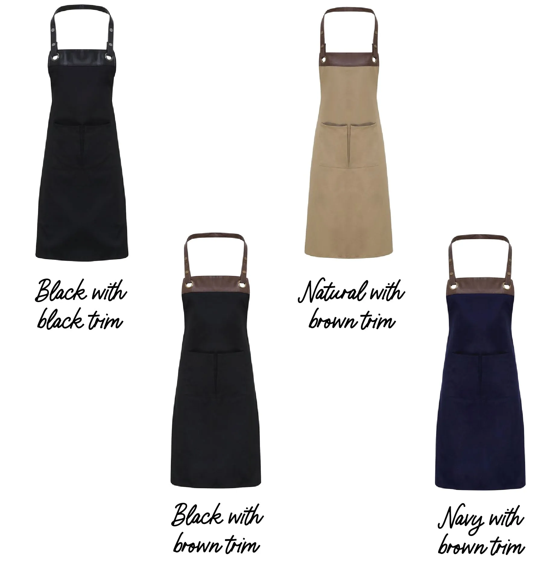 Modern Personalised Artisan Apron With Initials