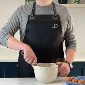 Modern Personalised Artisan Apron With Initials
