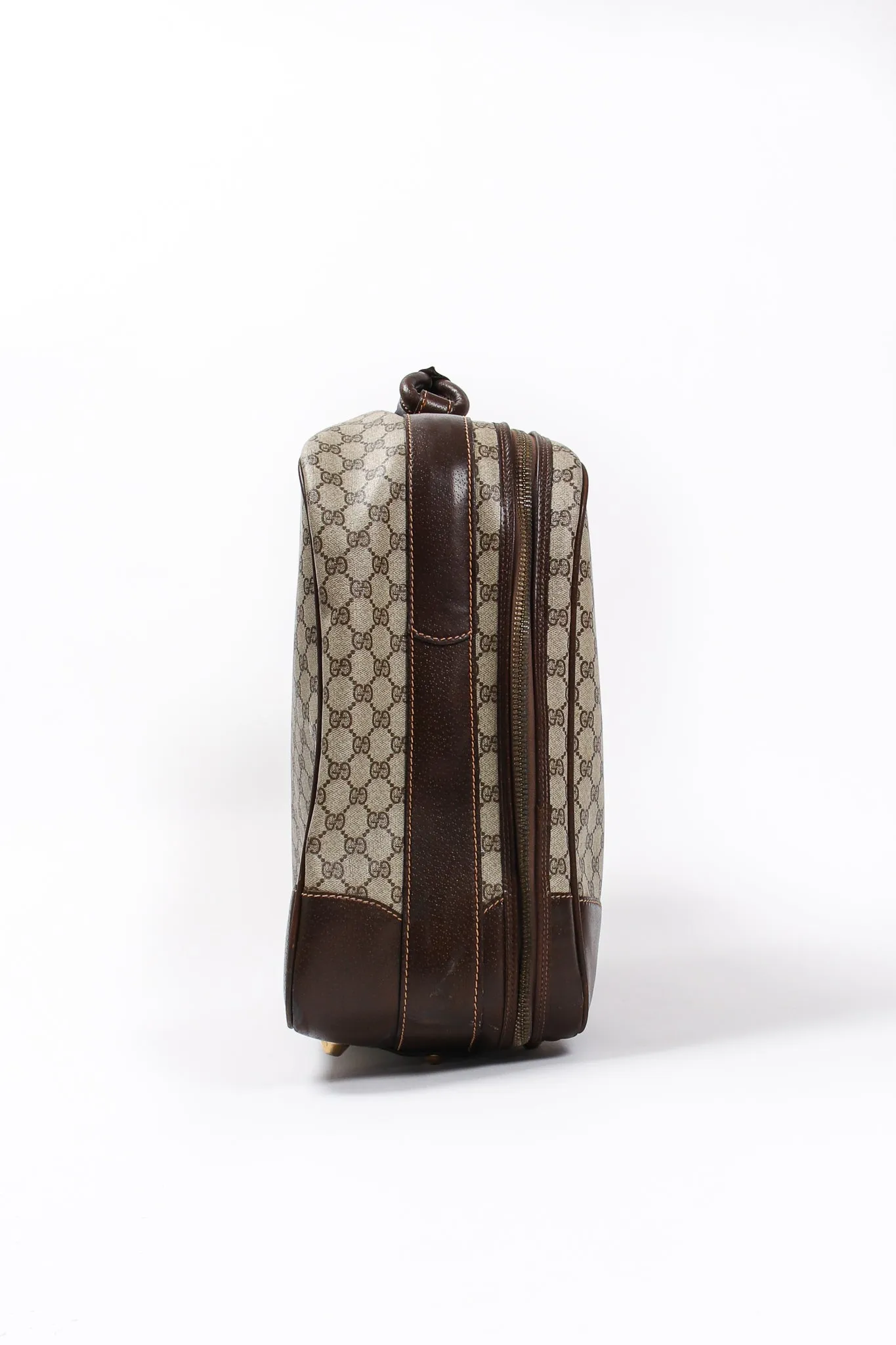 Monogram Stripe Suitcase