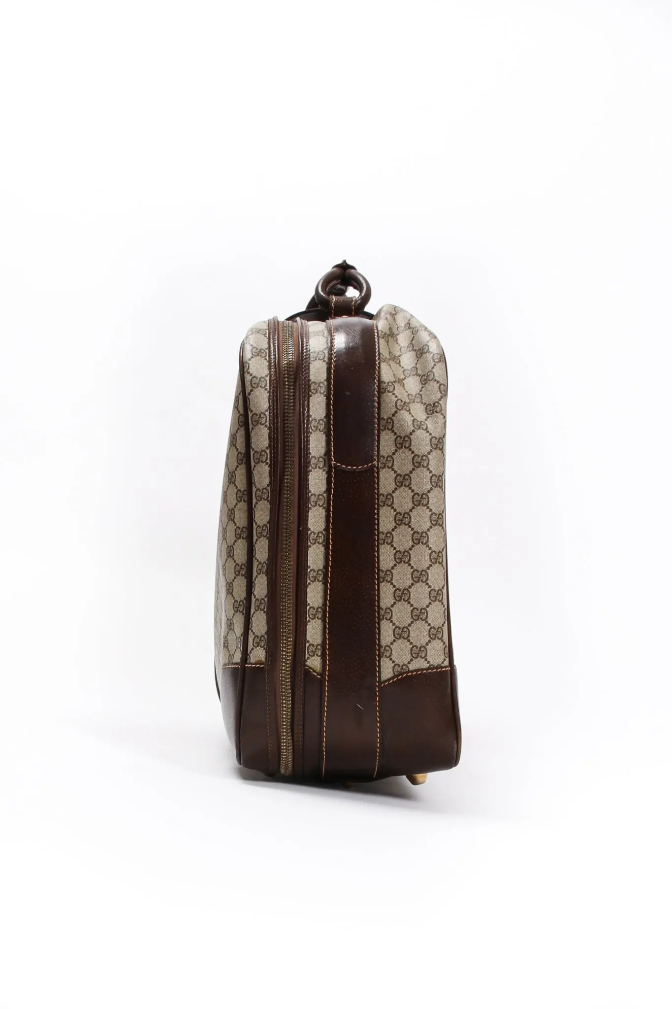 Monogram Stripe Suitcase