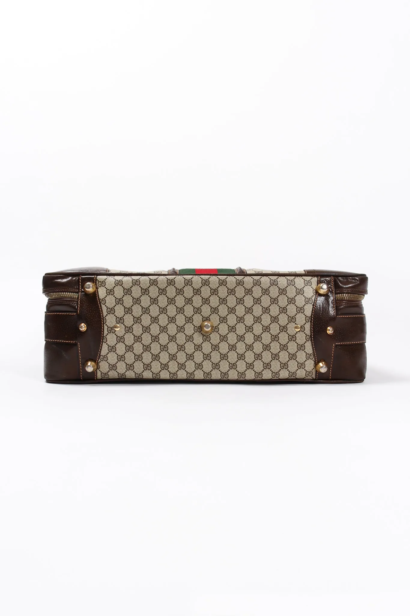 Monogram Stripe Suitcase