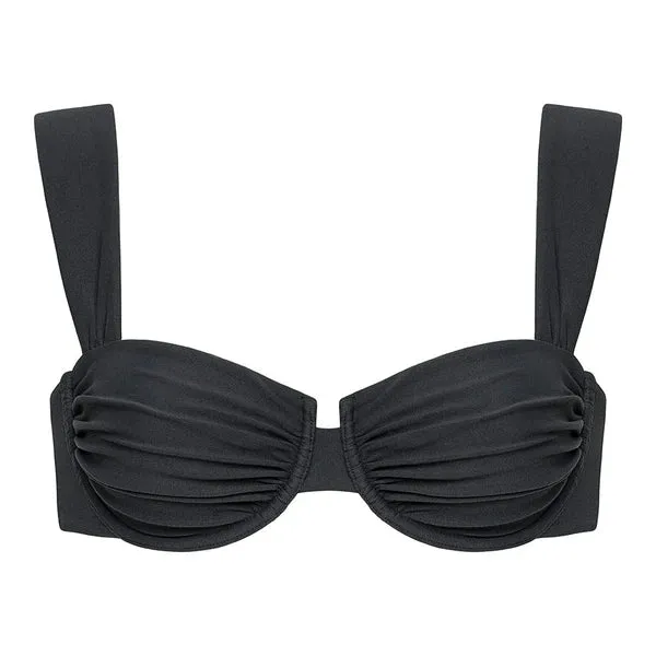 Montce Charcoal Bella Underwire Bikini Top