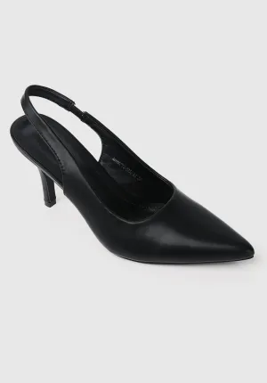 Moyra Pointed Toe Heels (Black)