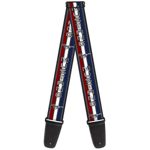 Mustang Super Car Logo Guitar Strap by Buckle Down