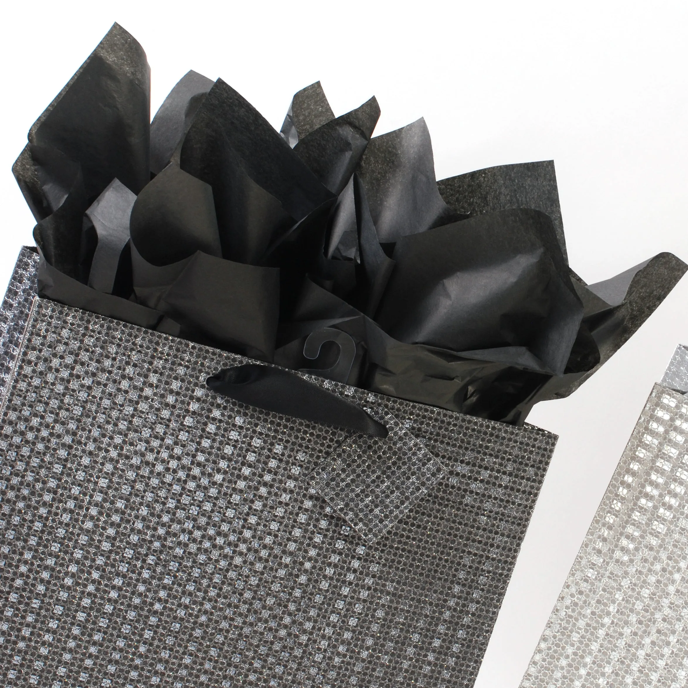 My Glitzzie Black Gift Tissue Paper, 10 Sheets