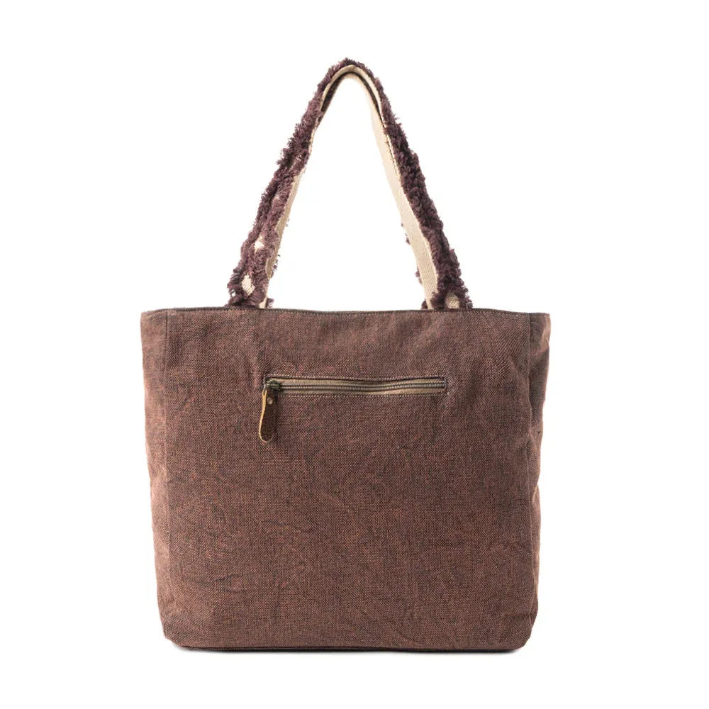 MYRA Antique Medallion Market Tote Bag
