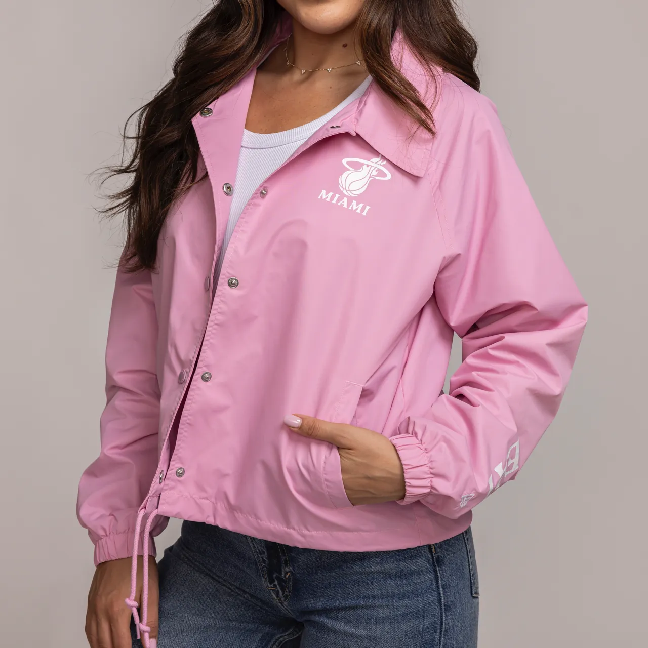 New Era Miami HEAT Original Vice Cropped Jacket