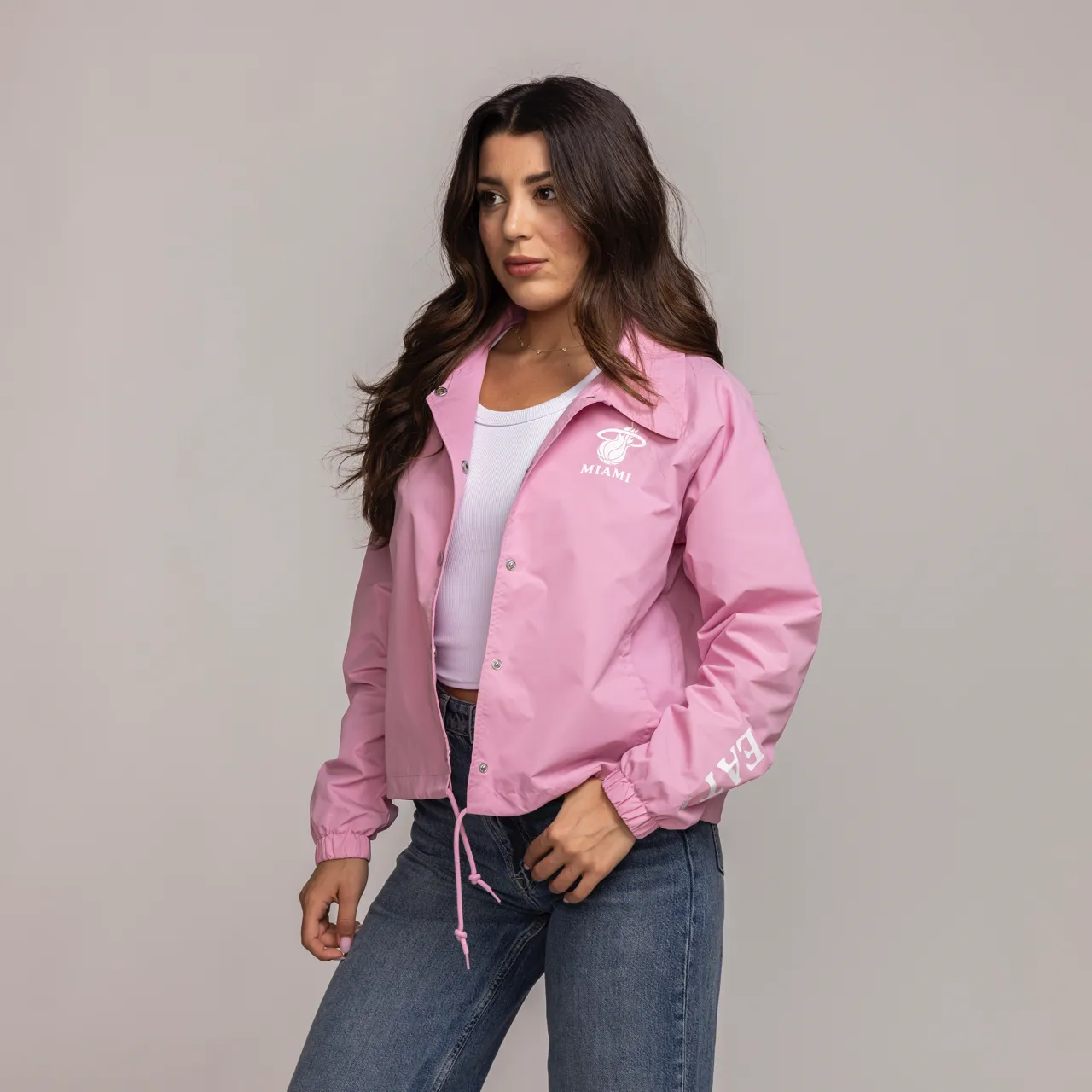 New Era Miami HEAT Original Vice Cropped Jacket