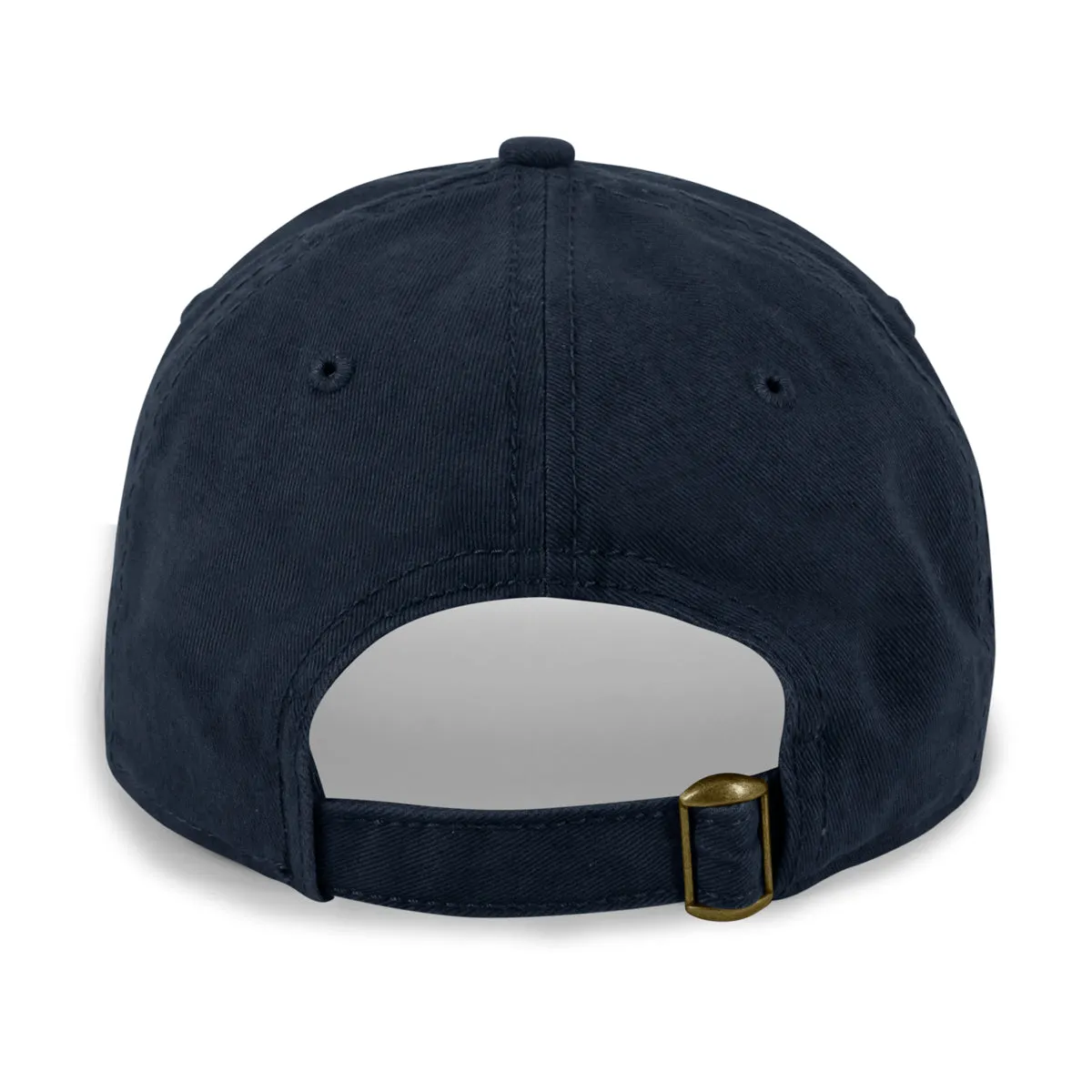 New Hampshire Striped Leather Patch Dad Hat