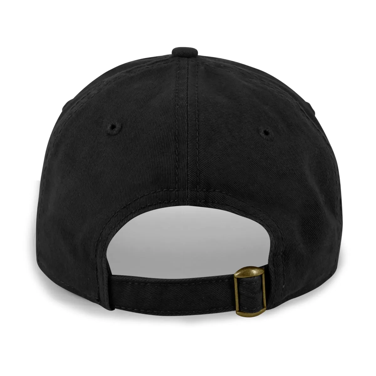 New Hampshire Striped Leather Patch Dad Hat