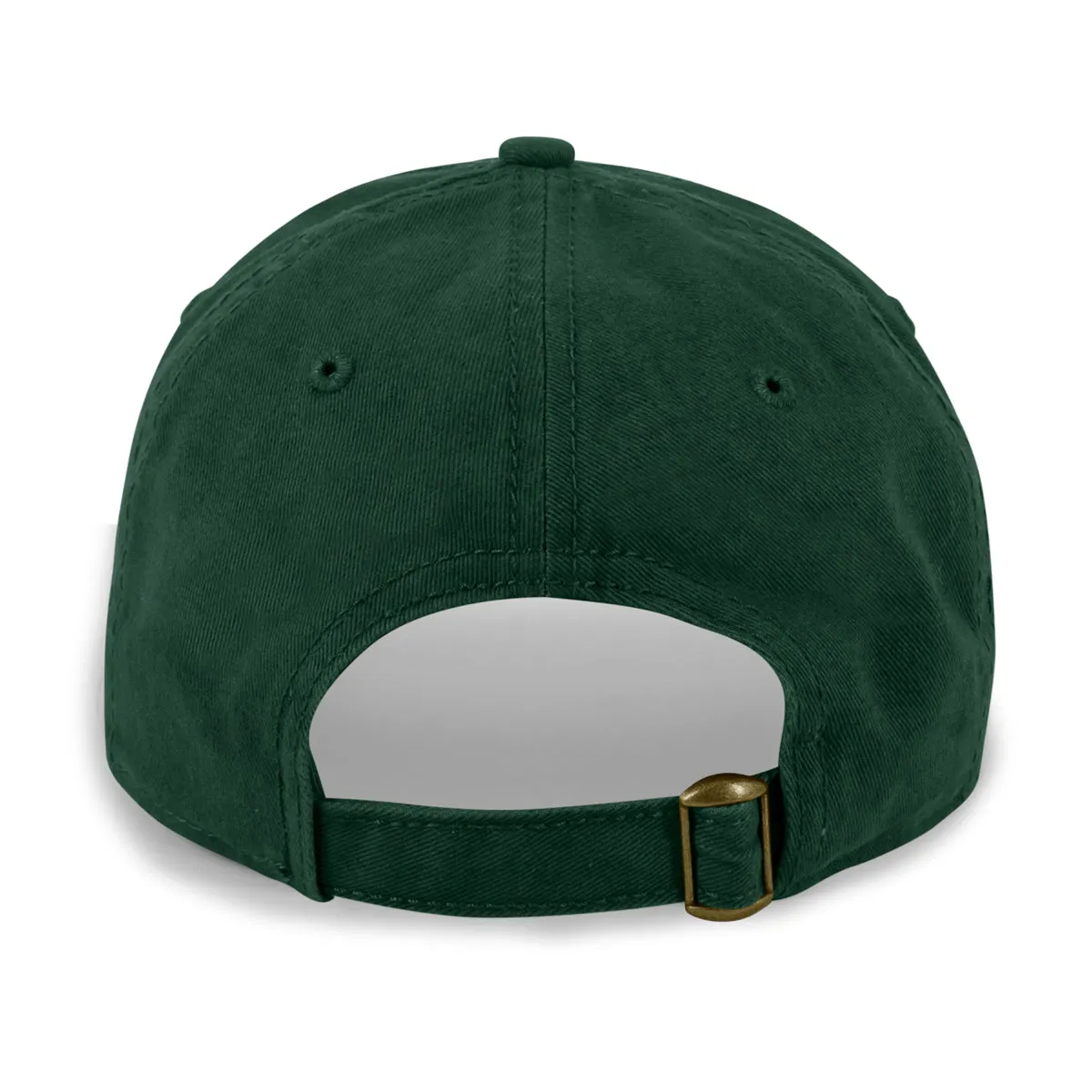New Hampshire Striped Leather Patch Dad Hat