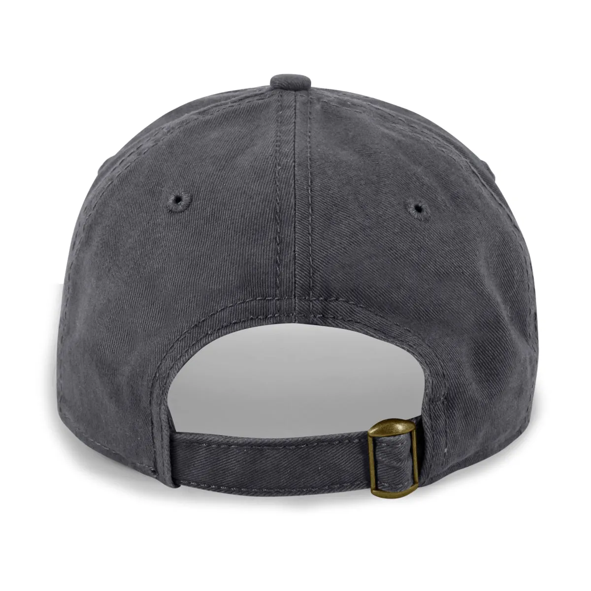 New Hampshire Striped Leather Patch Dad Hat