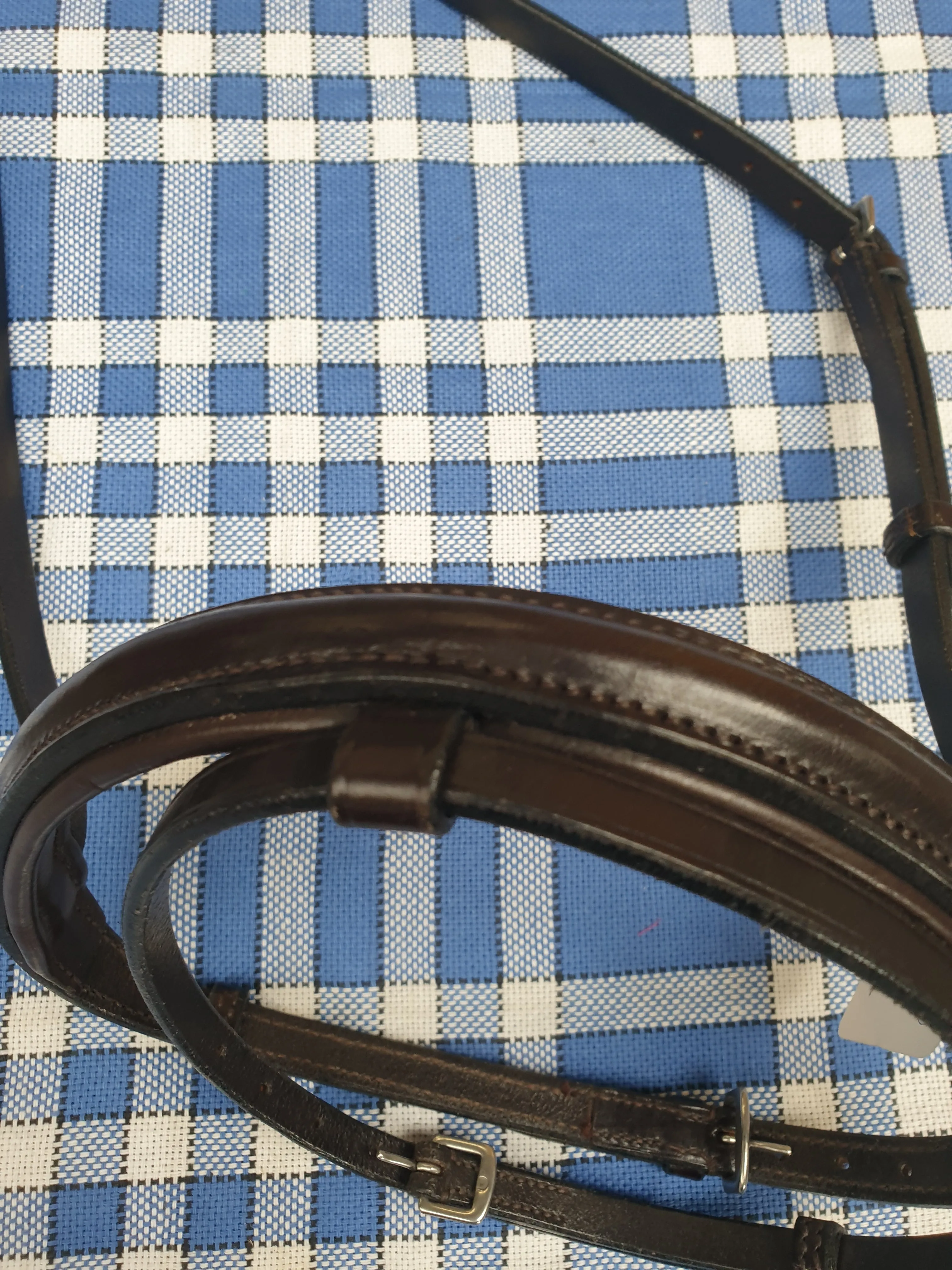 NEW nose band, size cob, brown leather FREE POSTAGE *