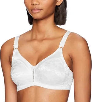 New WonderBra Double Support Wirefree Bra, White, Sz 34B!