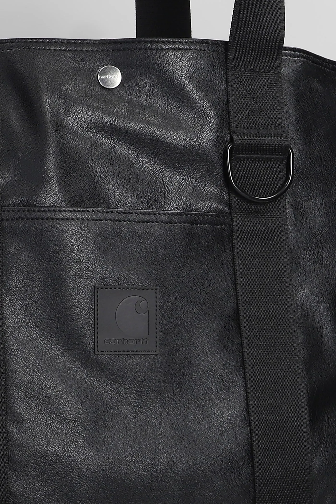 Norwich Tote Shoulder bag in black faux leather