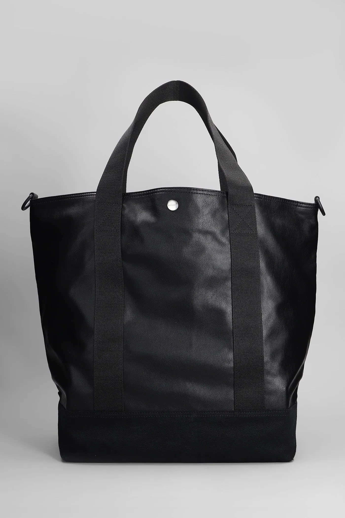 Norwich Tote Shoulder bag in black faux leather