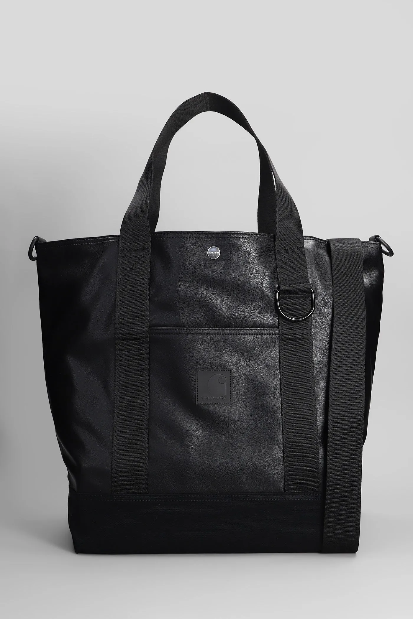 Norwich Tote Shoulder bag in black faux leather