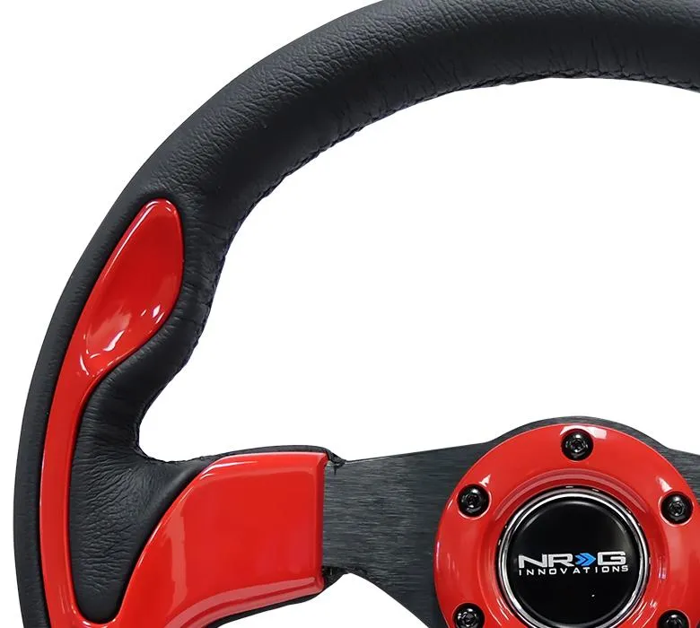 NRG RST-001RD 320mm Red Reinforced Racing Steering Wheel