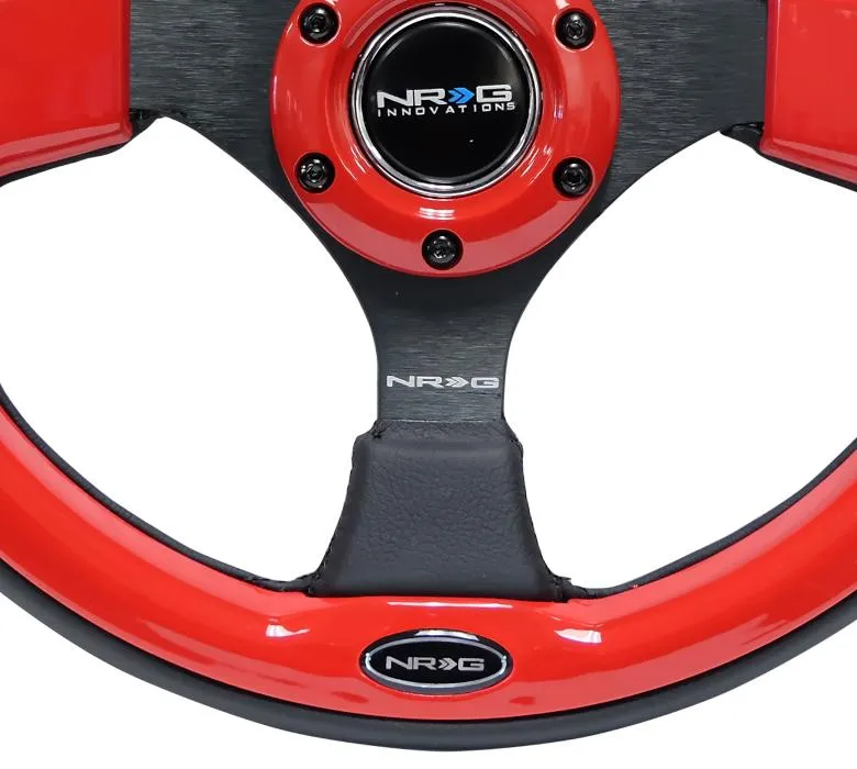 NRG RST-001RD 320mm Red Reinforced Racing Steering Wheel