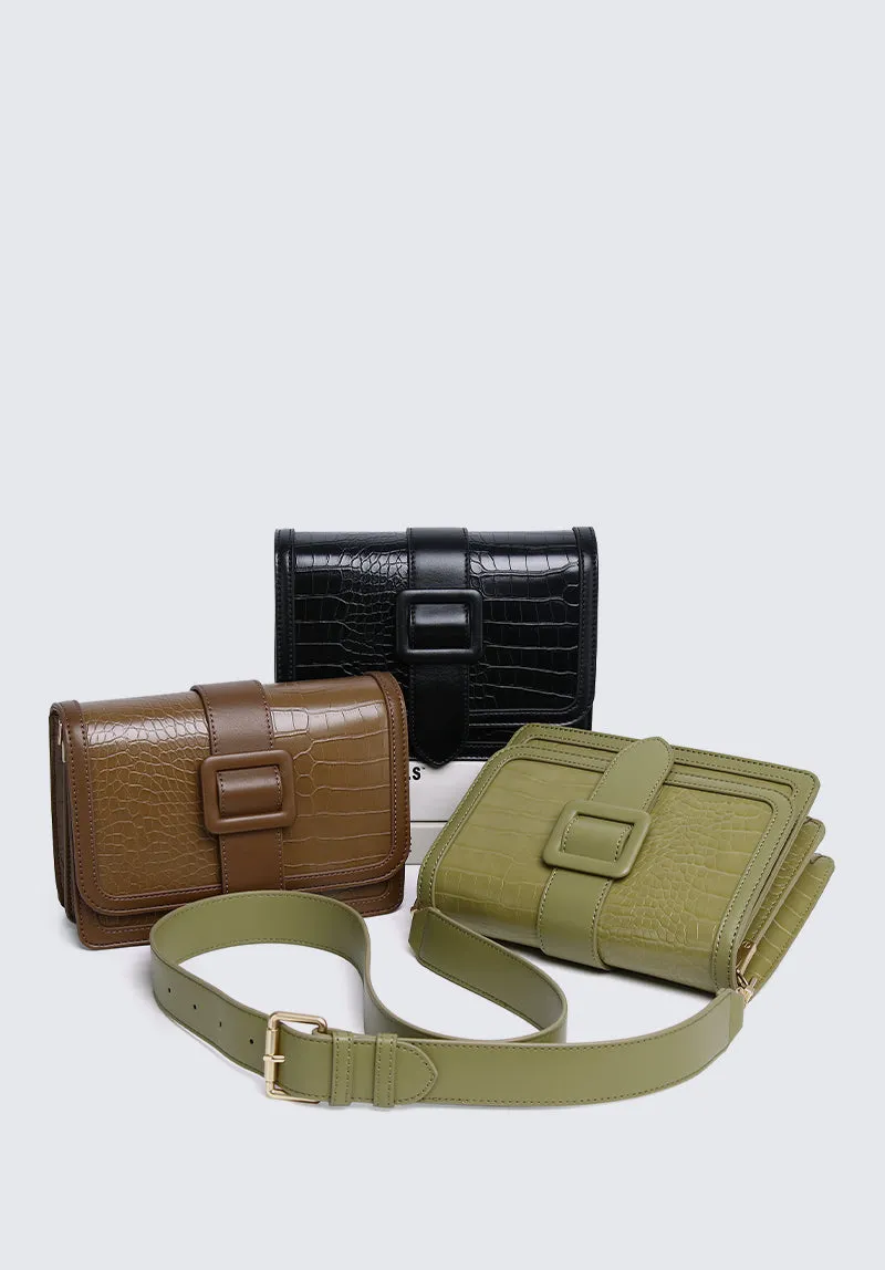 Nurita Harith Nahla Crossbody Sling Bag (Black)
