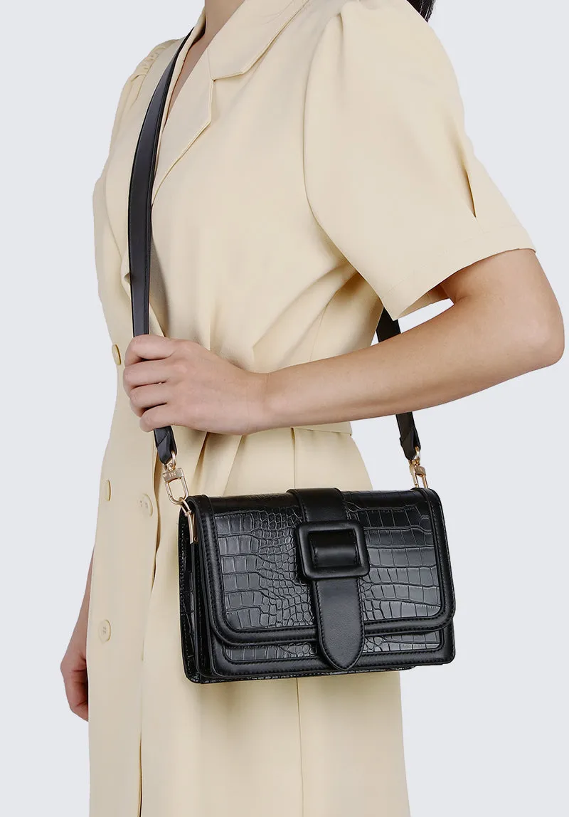 Nurita Harith Nahla Crossbody Sling Bag (Black)