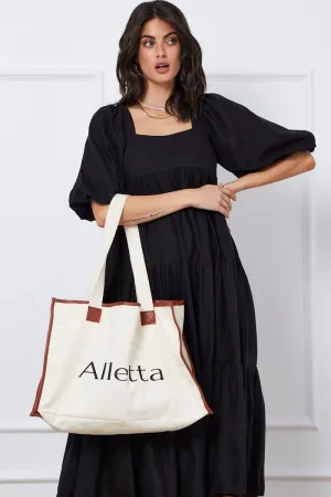 Oatmeal Ma Canvas Tote Bag