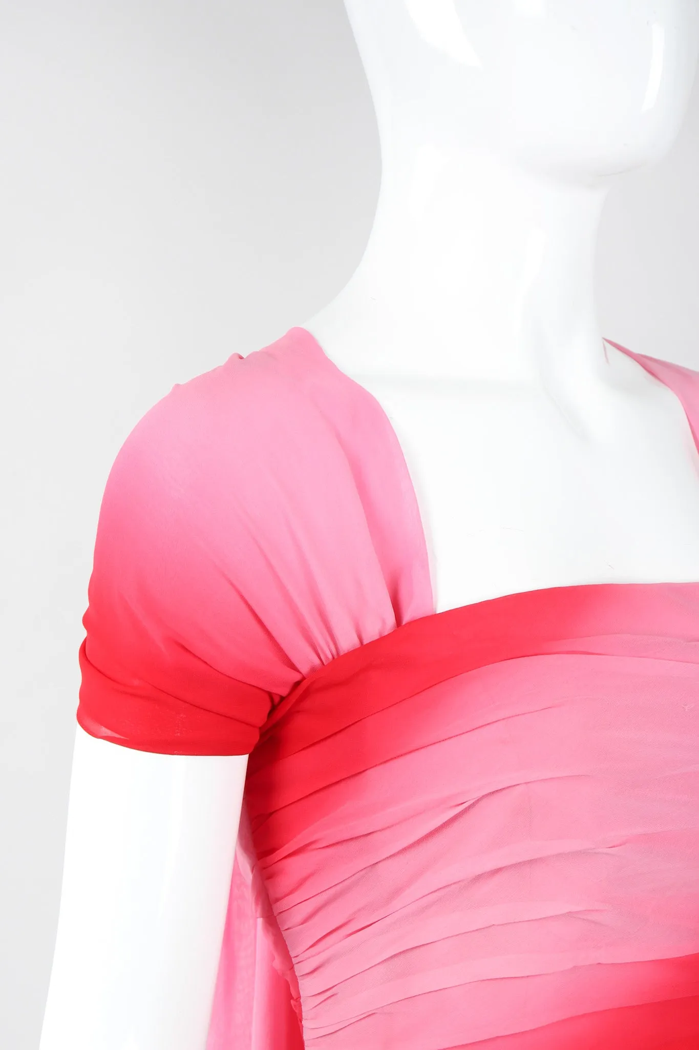 Ombré Pleated Bustier